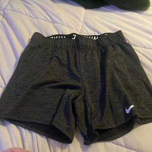 Grey dri fit Nike shorts, good condition, worn a couple of times.